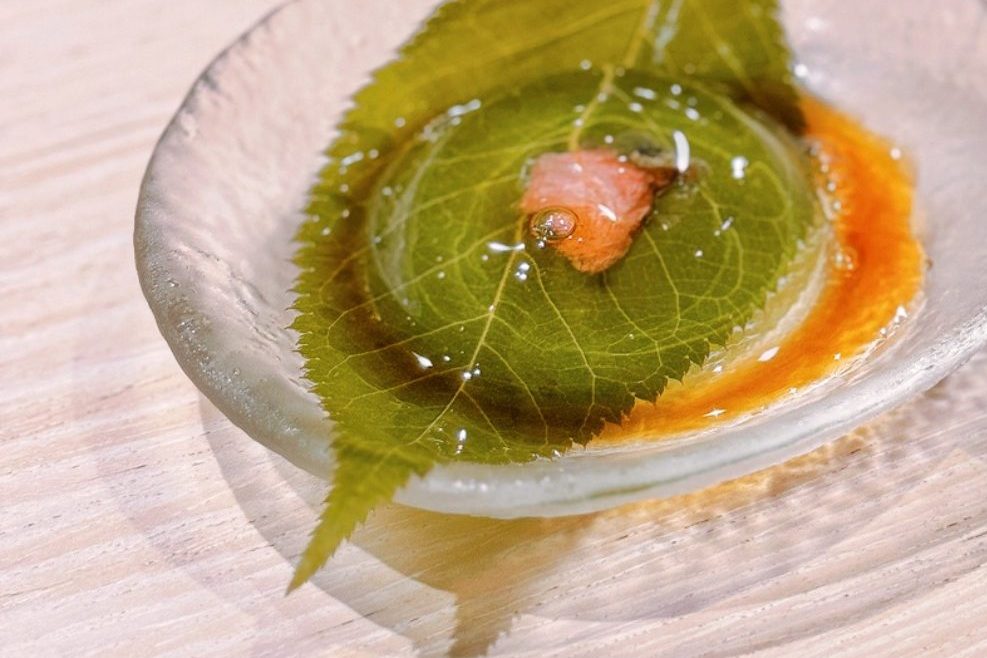 Shunsui Restaurant - Sakura Water Jelly Mochi