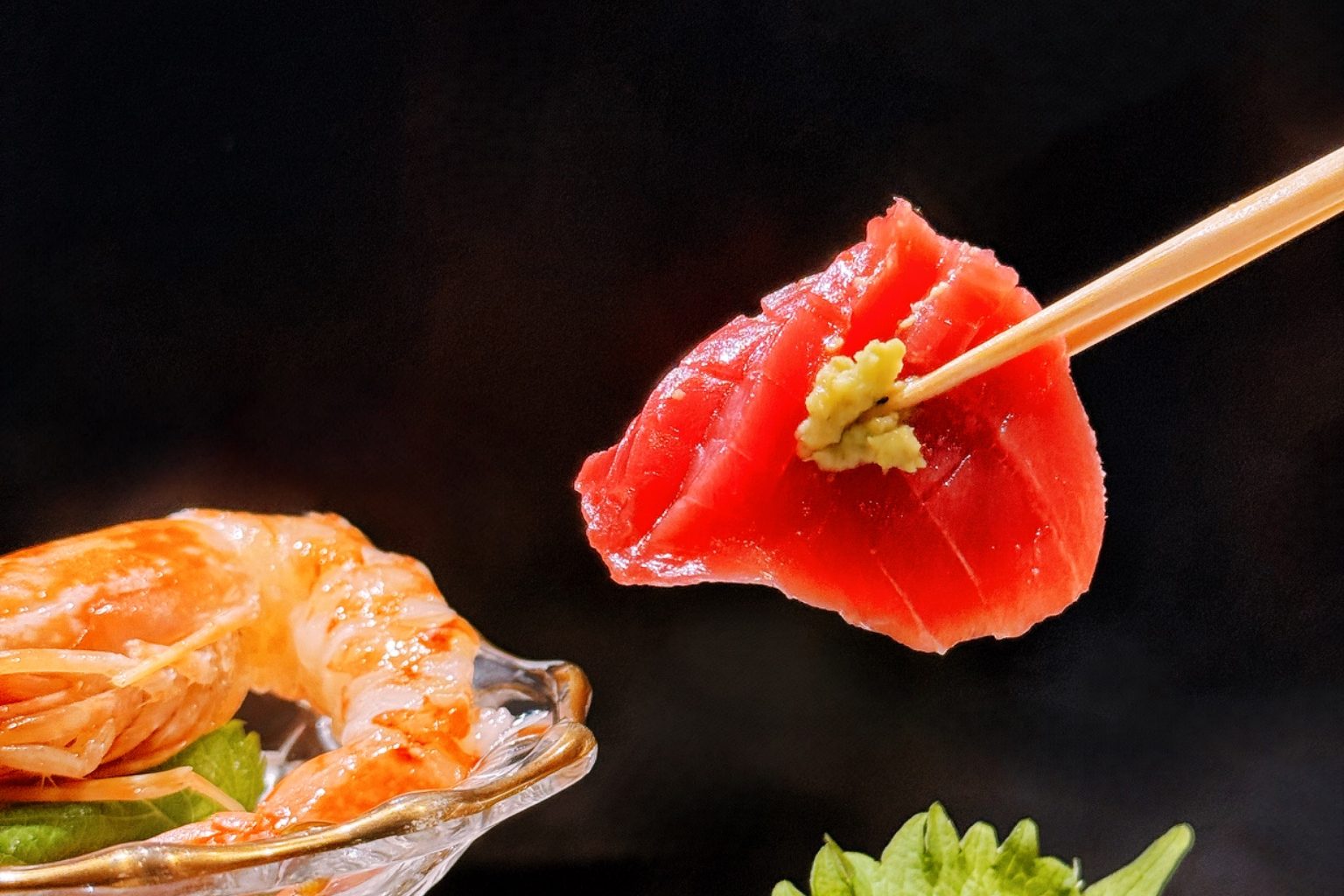 Shunsui - a piece of sashimi with a hint of wasabi